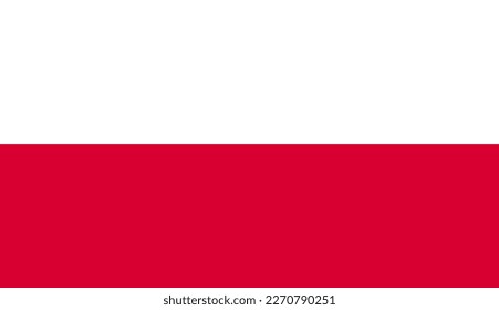 Vector POLAND flag, official colours, illustration. EPS10. vector background of POLAND flag, 
POLAND Flag in circle