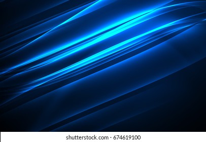 Concepto de luces polares vectoras, formas oscuras en el fondo oscuro y abstracto