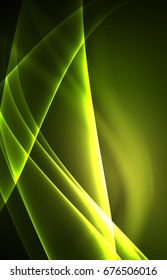 Concepto de luces polares vectoras, formas oscuras en el fondo oscuro y abstracto