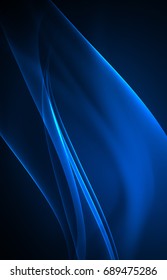 Concepto de luces polares vectoras, formas oscuras en el fondo oscuro y abstracto