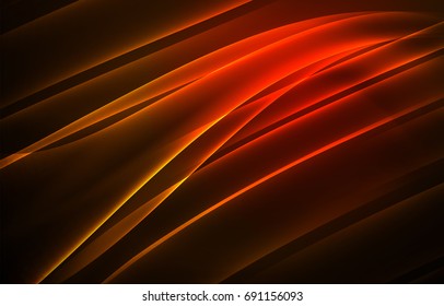 Concepto de luces polares vectoras, formas oscuras en el fondo oscuro y abstracto