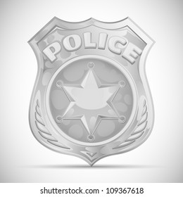 vector police badge