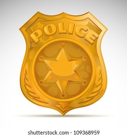 Vector Police Badge