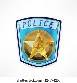 vector police badge