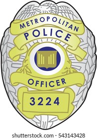 Vector Police Badge