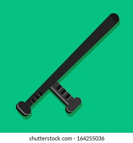 Vector Police Baton Icon
