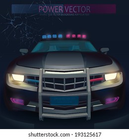 Vector Police car