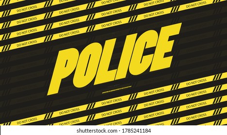 Vector police font bold style modern typography for decoration, logo, poster, t shirt, book, card, sale banner, printing on fabric, industrial. Cool typeface. Trendy alphabet. 10 eps