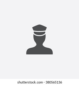 Vector police Icon