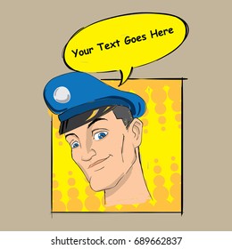 Vector Police Illustration