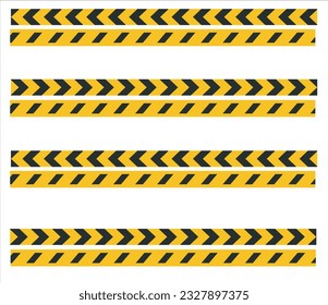 Vector Police line do not cross tape design