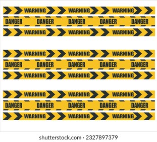 Vector Police line do not cross tape design