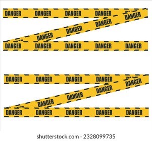 Vector Police line do not cross tape design