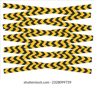 Vector Police line do not cross tape design