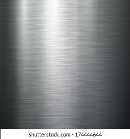 Vector polished metal, steel texture.