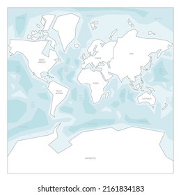 Vector political map of World