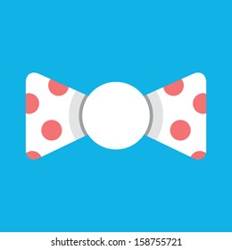 Vector Polka Dot Bow Tie