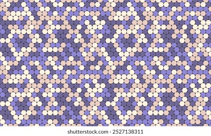 Padrão de pontos polka vetorial com formas redondas abstratas. Ótimo para designs têxteis, papéis de parede sem costura, ou fundos de cartaz na moda com um estilo geométrico minimalista.