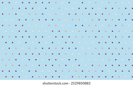 Vector polka dot pattern with abstract round shapes. Great for textile designs, seamless wallpapers, or trendy poster backgrounds with a minimalist geometric style.