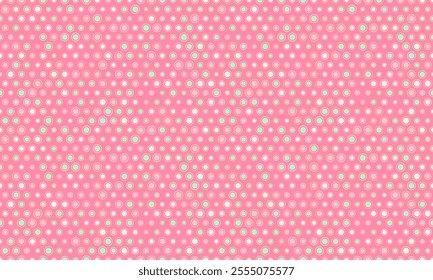 Vector polka dot pattern with abstract round shapes. Great for textile designs, seamless wallpapers, or trendy poster backgrounds with a minimalist geometric style.