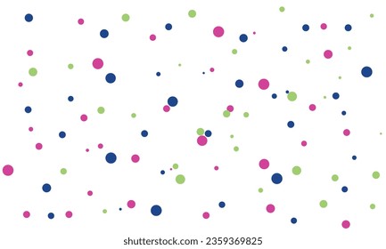 vector polka dot pattern background, color dot vector background