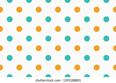Vector Polka Dot Pattern design illustration for printing on paper, wallpaper, covers, textiles, fabrics, for decoration, decoupage, and other.