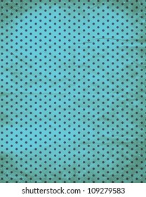 vector polka dot retro old paper background