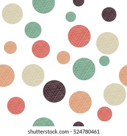 vector polka dot seamless background
