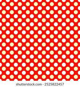 Vector - polka dot seamless pattern. Watercolor illustration.