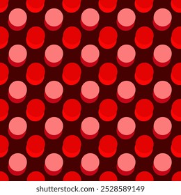 Vector - polka dot seamless pattern. Watercolor illustration.