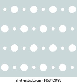 Vector polka dots seamless pattern, hand drawn girly watercolor stains. watercolor doted background.