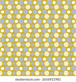 vetor, polkadot, sem emenda, padrão, gráfico, ilustração