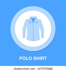 Vector Polo Shirt Illustration, Fashion Design Template