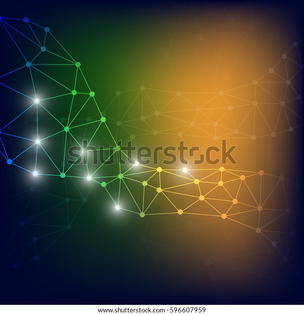 Vector Poly Lines Abstract Background Stock Vector (Royalty Free ...