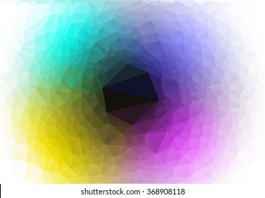 Vector polygon Abstract background
