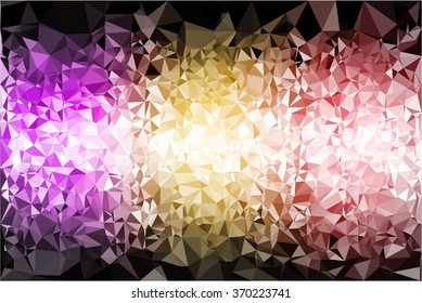 Vector polygon Abstract background