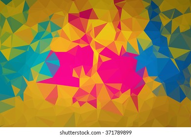 Vector polygon Abstract background