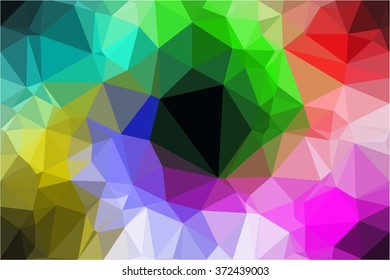 Vector polygon Abstract background