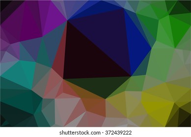 Vector polygon Abstract background