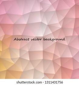 Vector Polygon Abstract modern Polygonal Geometric Triangle Background.