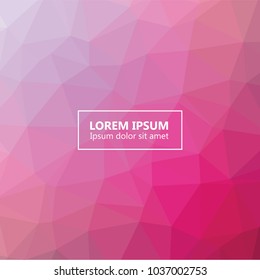 Vector Polygon Abstract Polygonal Geometric Triangle Background illustration.