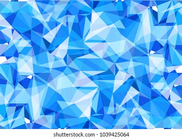 Polygonabstraktes polygonales Geometrisches Dreieck der Vektorillustration mit Hintergrund und Bildschirmhintergrund.