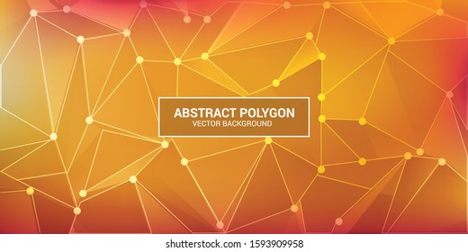 Vector Polygon Abstract Polygonal Geometric Triangle Background