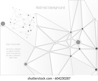 Vector Polygon Abstract Polygonal Geometric Triangle Background