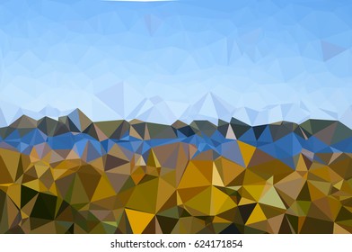 Vector Polygon Abstract Polygonal Geometric Triangle Background