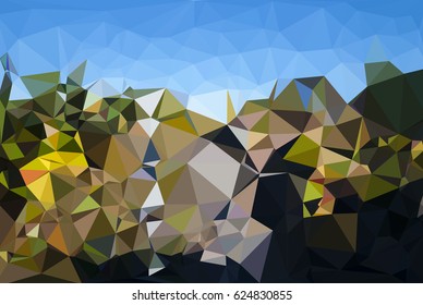 Vector Polygon Abstract Polygonal Geometric Triangle Background