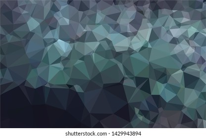 Vector Polygon Background - dark color gradient
