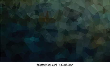 Vector Polygon Background - dark color gradient
