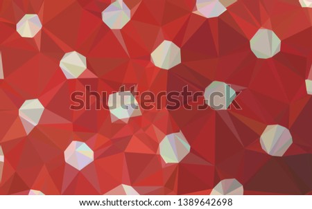 Vector Polygon Background - dark red, red, light red, grey, light grey and white gradient