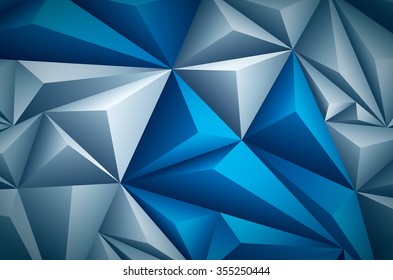 Vector polygon background. Vector file is layered and CMYK color mode. Global colors. Easy editable.